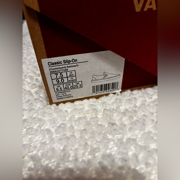 Rainbow Checkered Vans - Picture 2 of 2